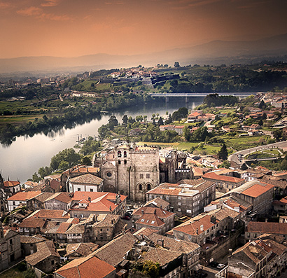 Panorámica de Tui e Valença