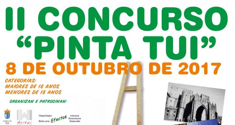 Cartel II Concurso de Pintura ao aire libre Pinta Tui 2017